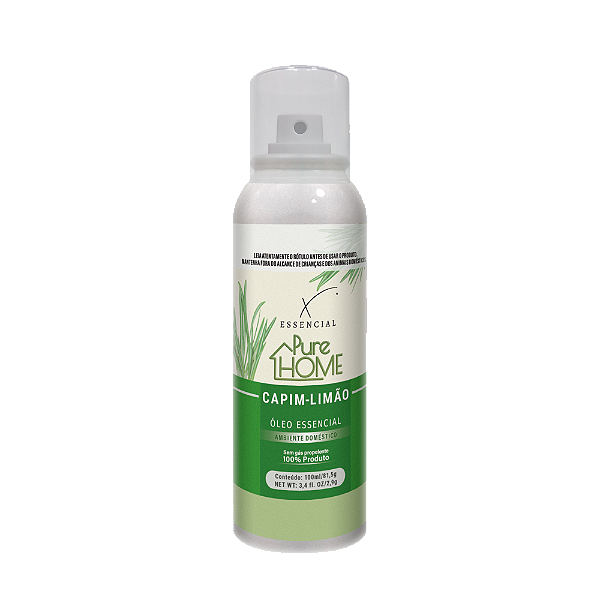 Spray Óleo Essencial Para Ambientes de Capim-Limão 100ml - Pure Home