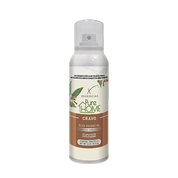 Spray Óleo Essencial Para Ambientes de Cravo 100ml - Pure Home