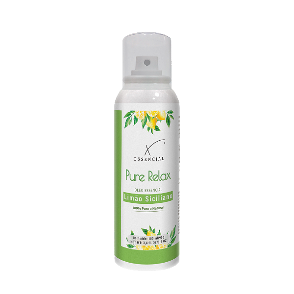 Spray Óleo Essencial Para Pele de Limão Siciliano 100ml - Pure Relax