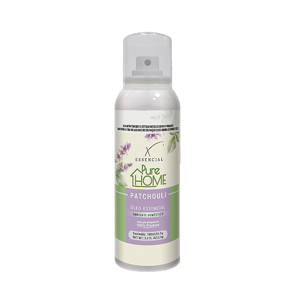 Spray Óleo Essencial Para Ambientes de Patchouli 100ml - Pure Home