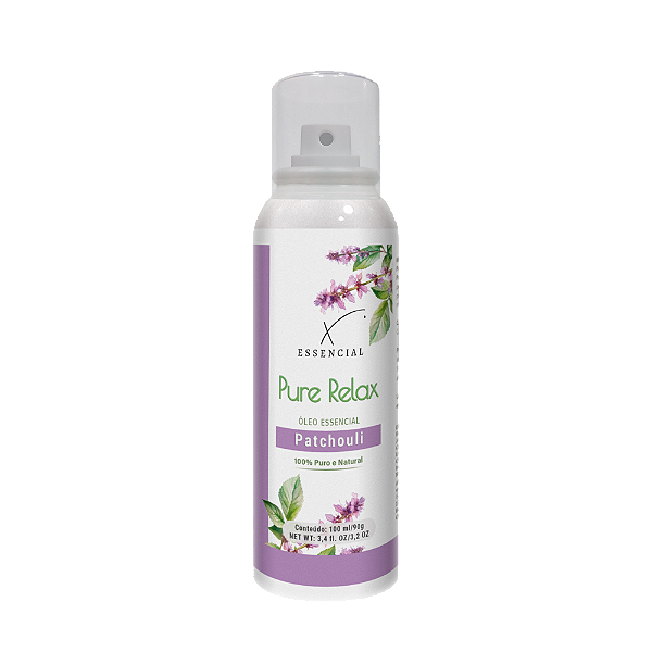 Spray Óleo Essencial Para Pele de Patchouli  100ml - Pure Relax