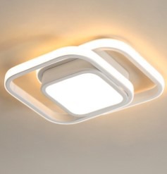 Luminaria LED Lustre de Teto Quadrado