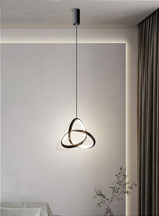 Luminária Pendente LED de Teto Moderno