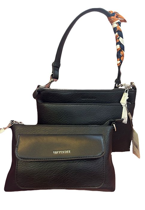 BOLSA + NECESSAIRE C/LAÇO CHARME