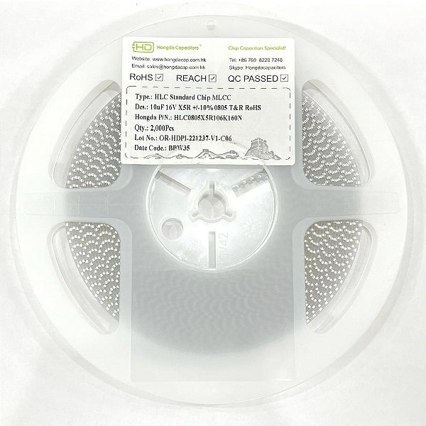Capacitor 10UF 16V X5R SMD 0805