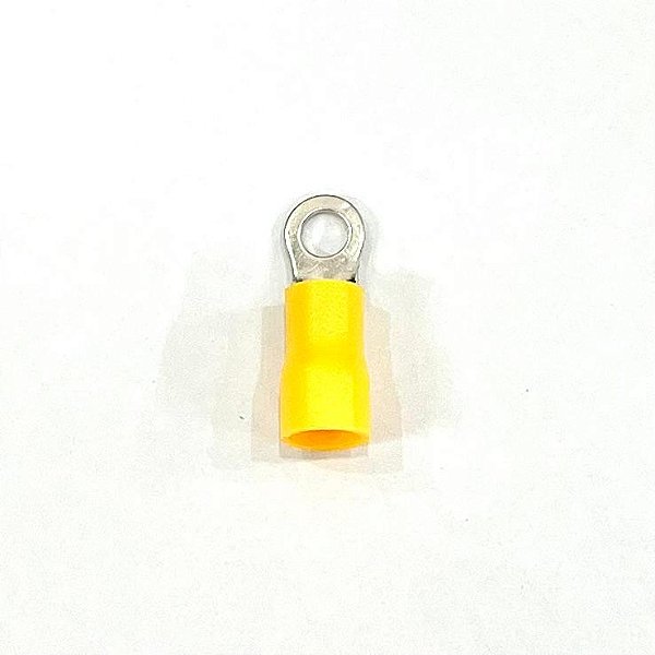 Terminal OLHAL AMARELO FURO 4MM