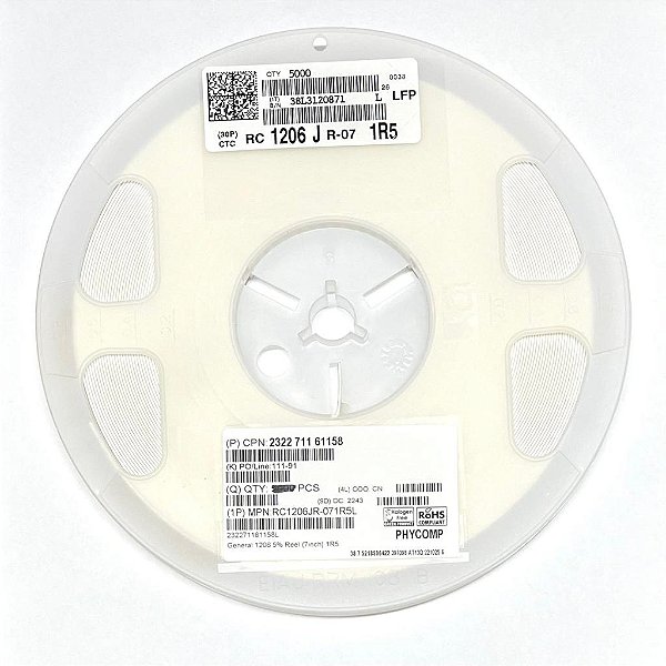 Resistor 1R5 1206 SMD 5%