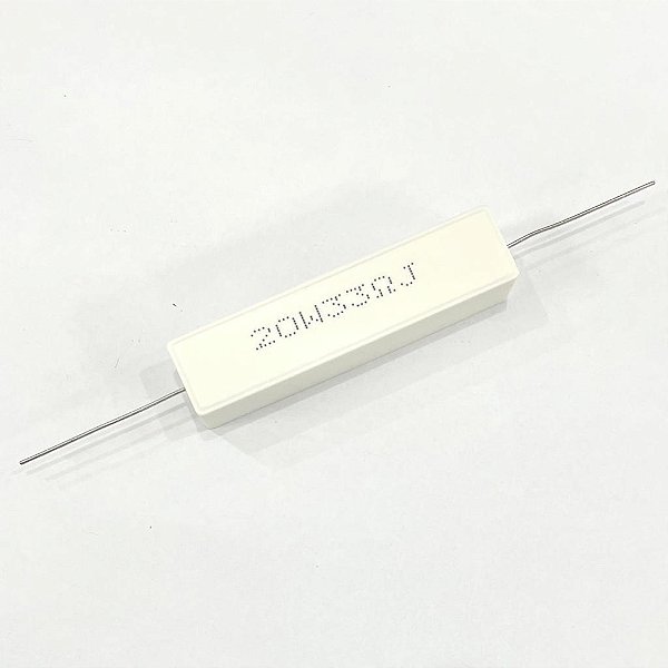 Resistor 33R 20W PORCELANA