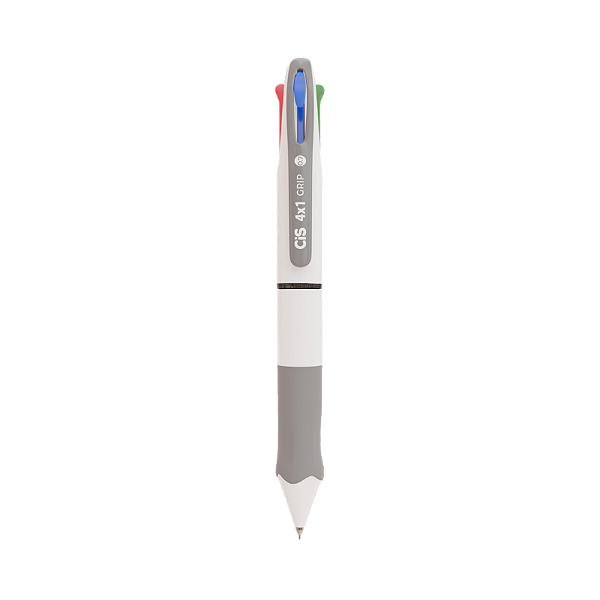 Caneta Esferográfica Cis Grip 4 Cores - 0.7mm