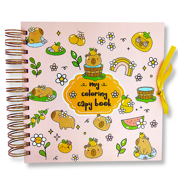 Caderno de Colorir Capivaras - My Coloring Capy Book