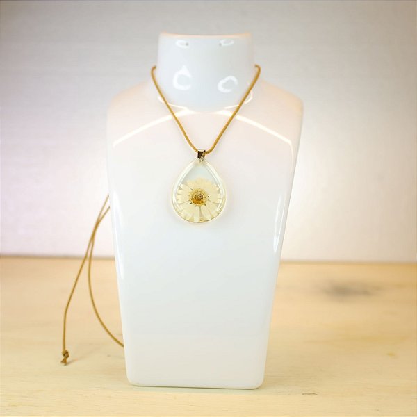 MARGARIDA BRANCA - COLAR