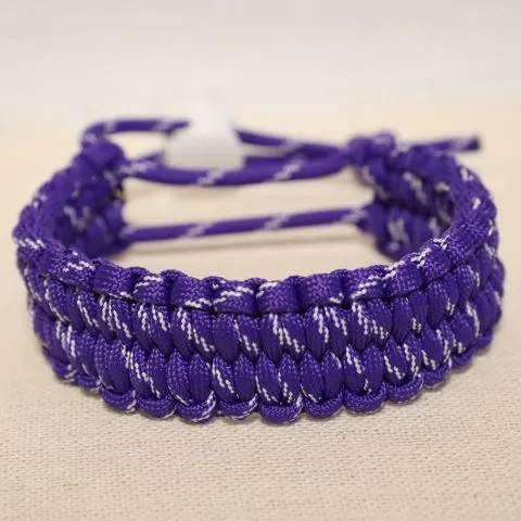 Bracelete ROXO RAJADO ESCURO