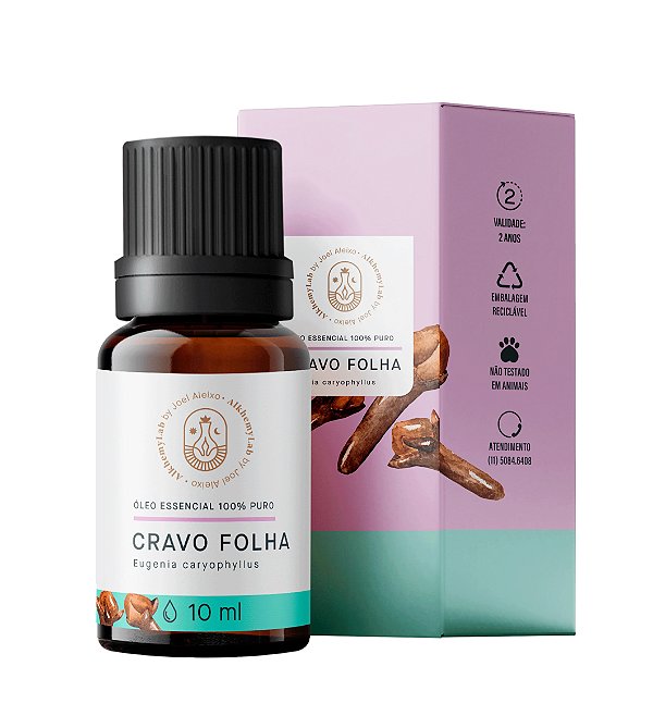 Óleo Essencial de Cravo Folha 10ml - Alkhemylab