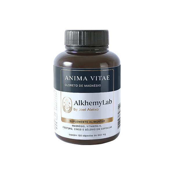Cloreto de Magnésio Anima Vitae 120 cápsulas 65mg - Alkhemylab