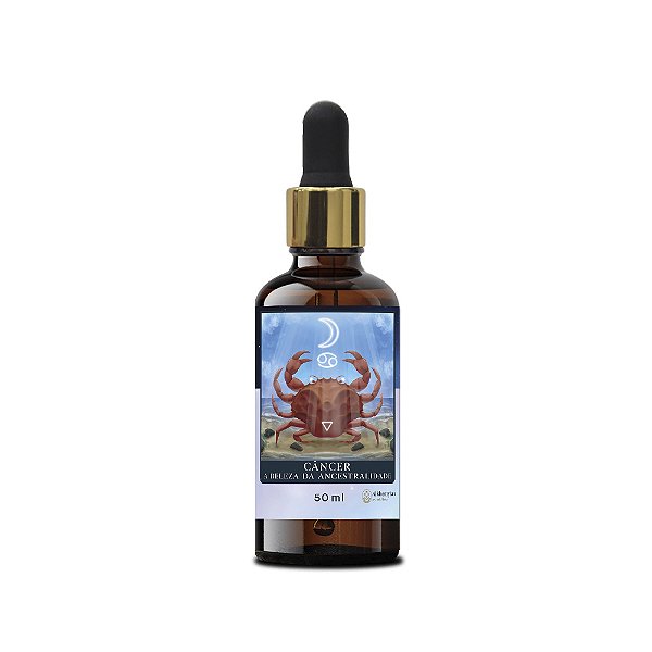 Floral Câncer - A Beleza da Ancestralidade 50ml - Linha Signos