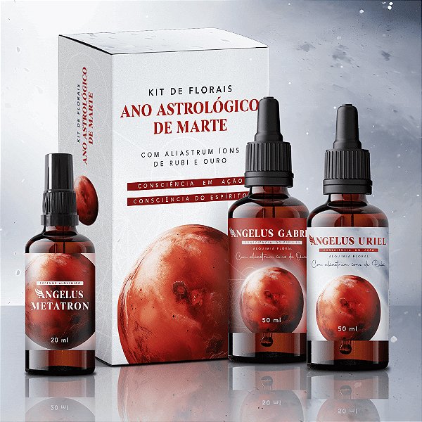Kit Marte - Floral Astrológico - Alkhemylab