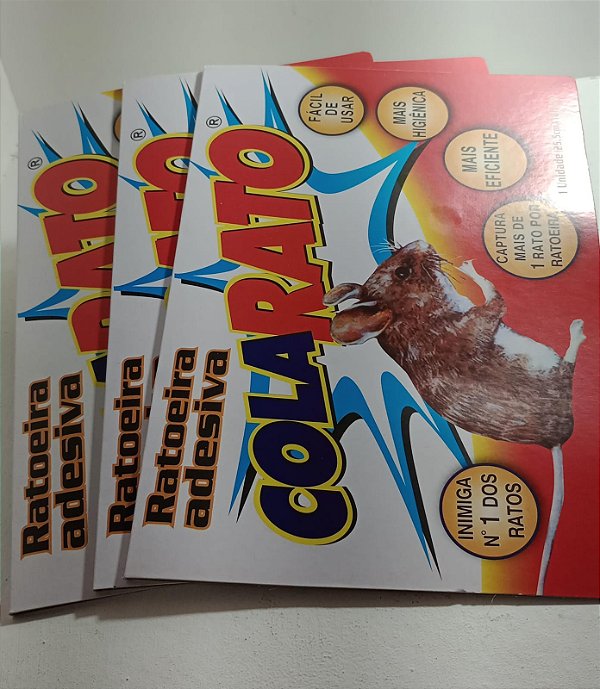 Cola rato kit 3 unidades