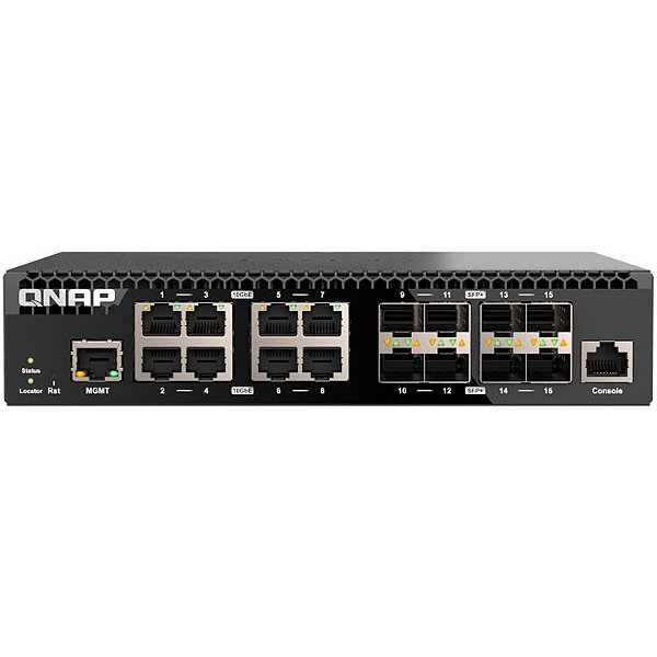 QSW-M3216R-8S8T - Switch gerenciável de camada 2 com 16 portas