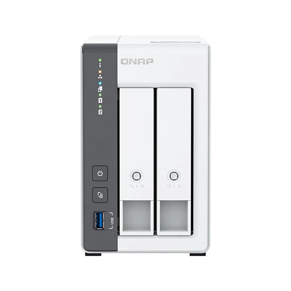 TS-216G Qnap - Storage NAS com 2 baias SATA e 1 porta 2,5GbE