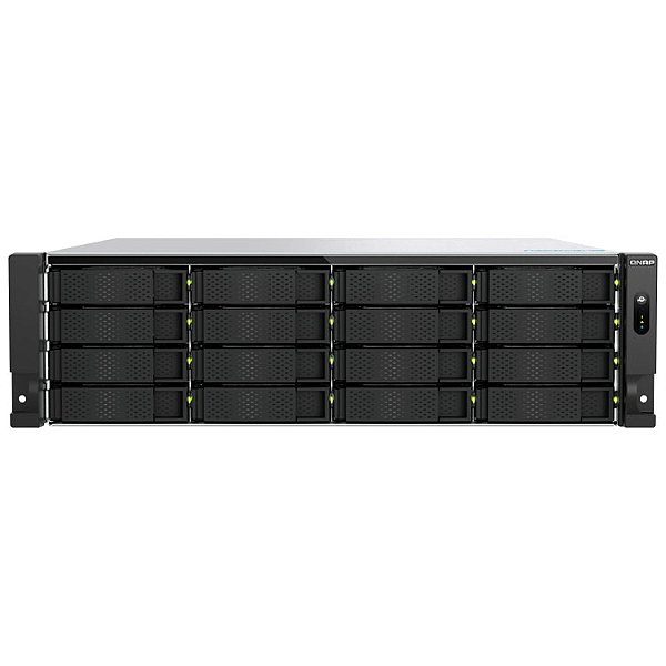 TS-h1677AXU-RP Qnap - Storage NAS ZFS 16 baias, AMD Ryzen 7000 e 32GB DDR5