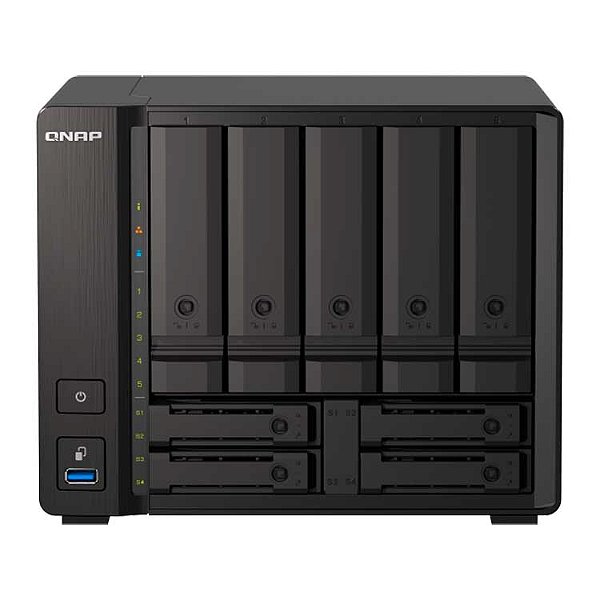 TS-h973AX Qnap - Storage NAS híbrido 9 baias com QuTS hero