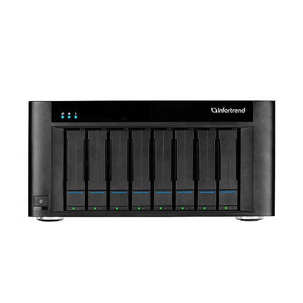 GSe Pro 108 EonStor Infortrend - Storage SAN/NAS 8 baias Desktop