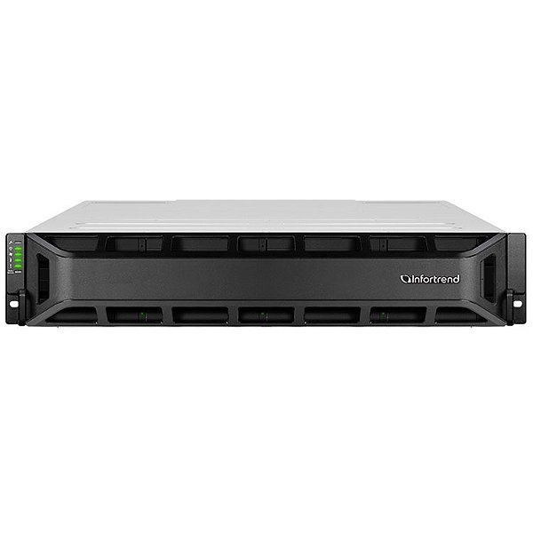 EonStor GSe 3012 Gen3 Infortrend - Storage SAN/NAS 12 baias rack 2U