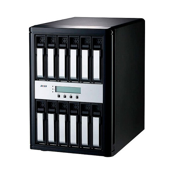 ARC-8050T5U-12E Areca - Storage DAS Thunderbolt 5 com 12 baias SAS/SATA