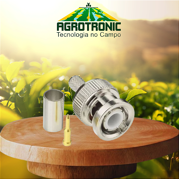 CONECTOR BNC MACHO ANGULAR RG58