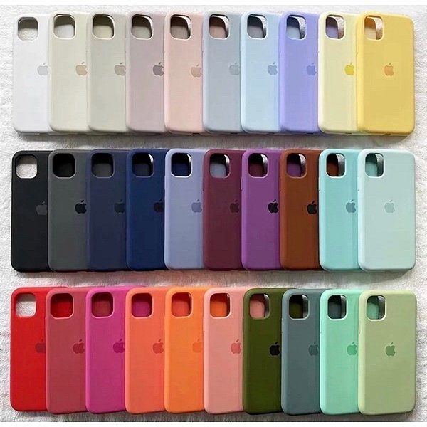Capa Case Silicone Aveludada Para iPhone