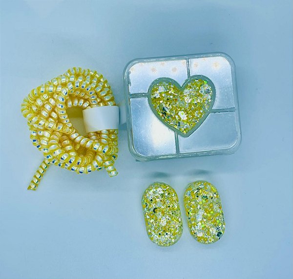 Kit Com 3 Protetor de cabo Protetor de Fonte e fio e protetor de Cabo