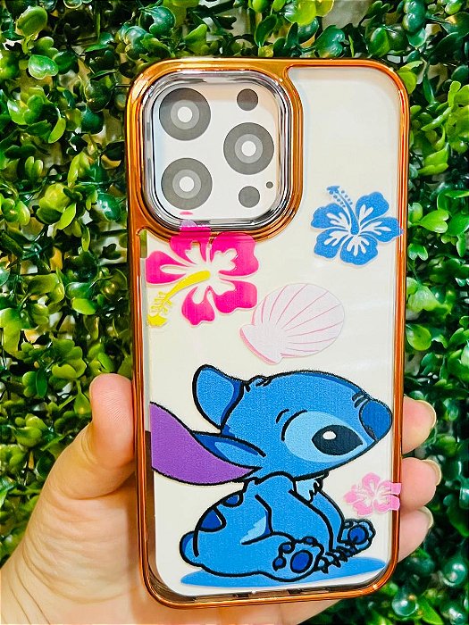 Capa Capinha Anti Shock Dsiney Lilo & Stitch Playlist