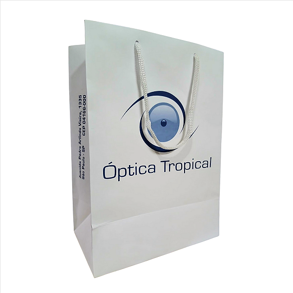 Sacolas Personalizadas de Papel 20X28X12cm - Linha 1 COR