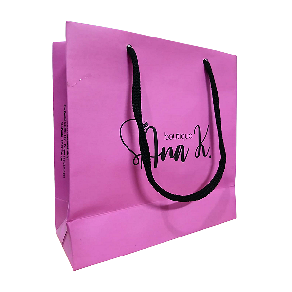 Sacolas Personalizadas de Papel 15x15x6cm - Linha Colorida