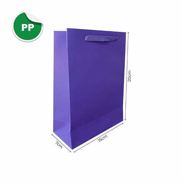 20 Sacolas de Papel NEON Fluorescente 15x22x7cm