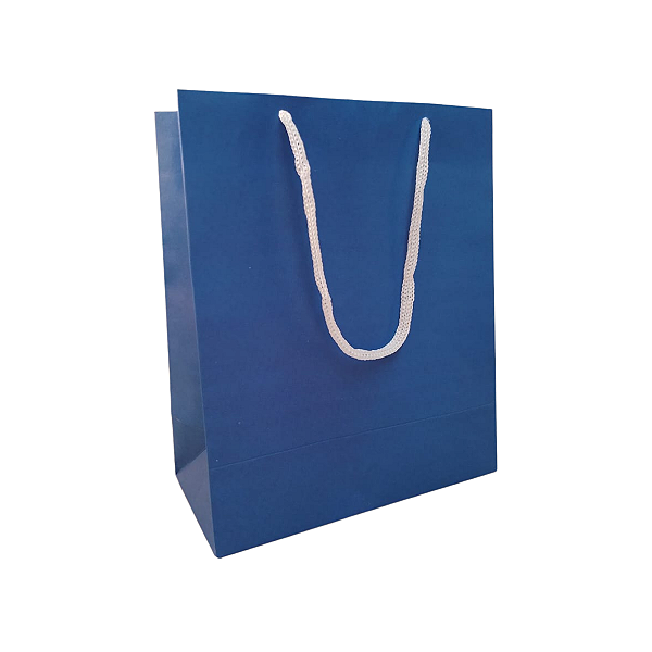 20 Sacolas Basica Azul P – 18,5LX22AX9Fcm