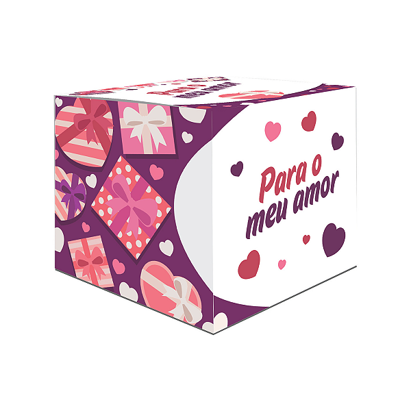 Caixas para Canecas Dia dos Namorados C/250 - 10x10x10cm