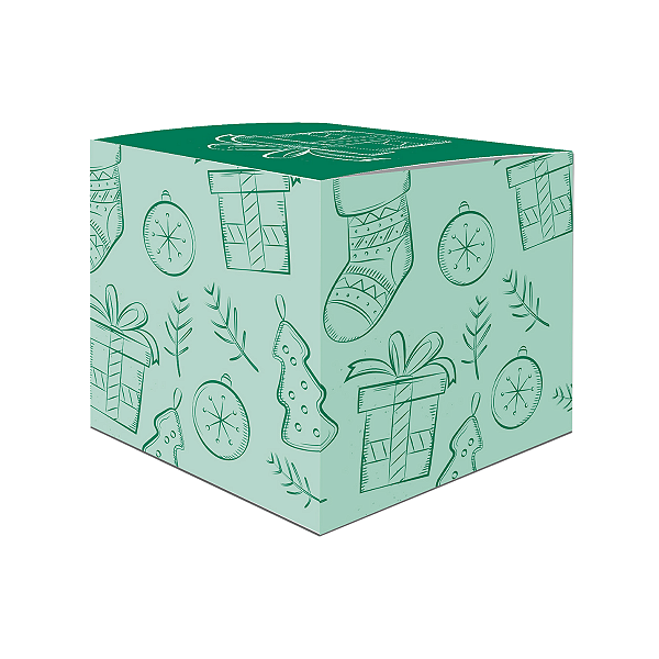 Caixas de Canecas para o Natal C/250 - 10x10x10cm