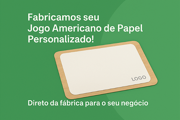 5000 Jogos Americano de Papel Personalizado