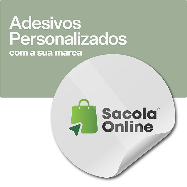 Adesivos Personalizados com a sua marca - 4x0 cores Redondo