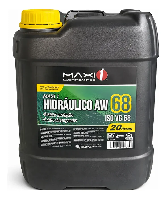Óleo Hidráulico Maxi 1 Aw-68 20l | Qualidade Garantida