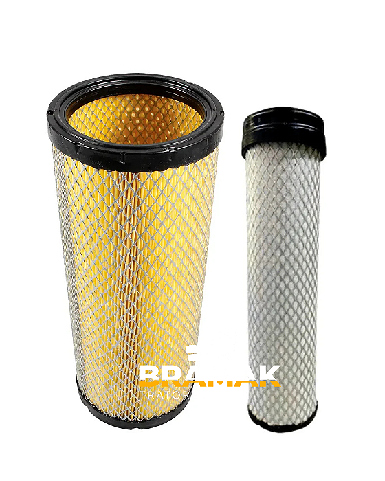 Kit Filtro de Ar Interno e Externo para Escavadeiras - TR25902 / TR259021