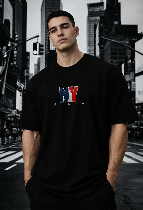 Camiseta Oversized Premium Street Vision NY
