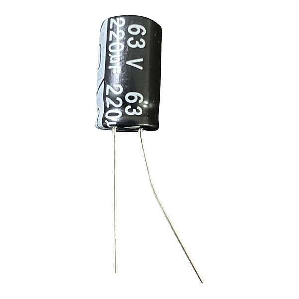 ELETROLITICO 220UF/63V 105GRAUS ( 10 X 16 M/M )