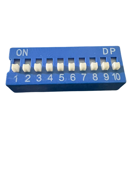 CHAVE DIP SWITCH 10 VIAS