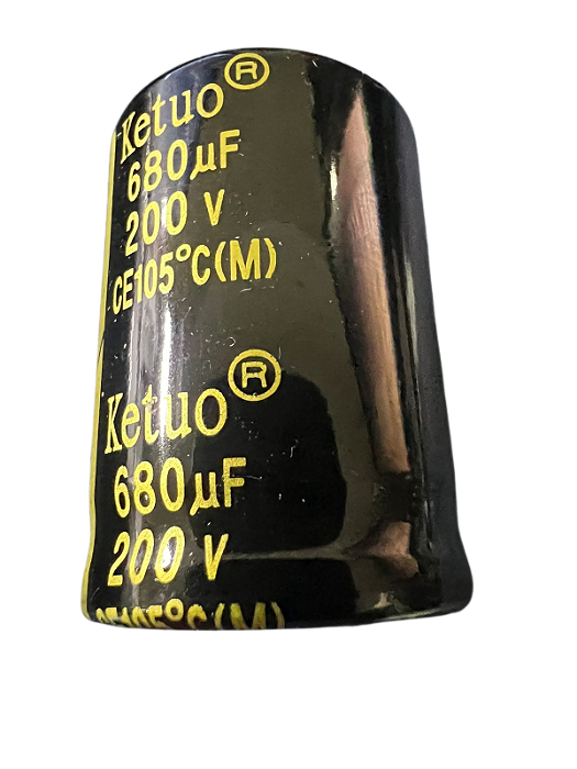 ELETROLÍTICO 680UF/200V 105GRAUS KETUO ( 25 X 35 M/M )