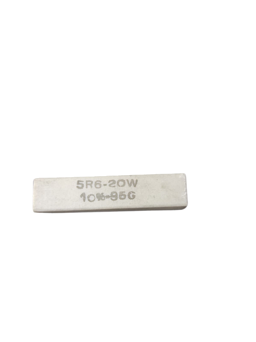 RESISTOR 5R6 20W 10% ( PORCELANA )