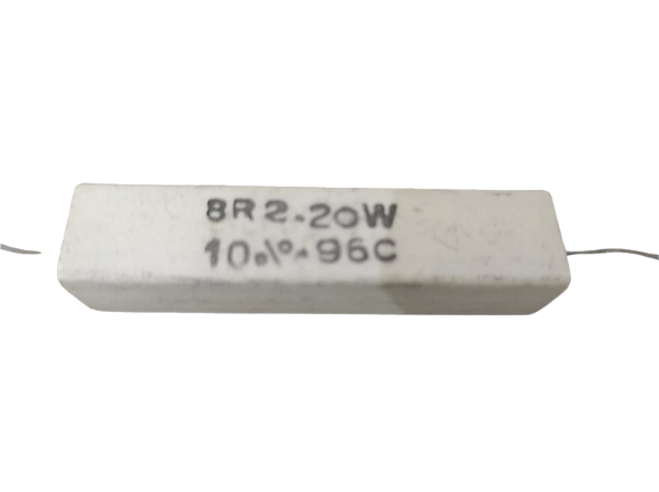 RESISTOR 8R2 20W 10% ( PORCELANA )