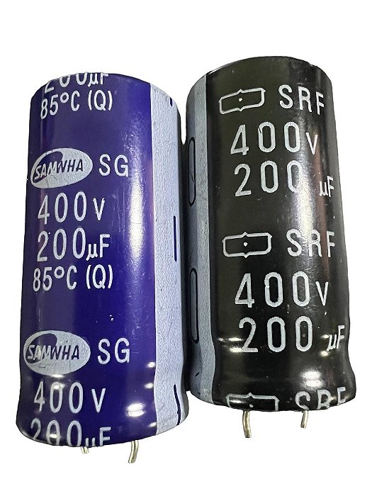 ELETROLITICO 200UF/400V 85GRAUS ( 25 X 50 M/M )