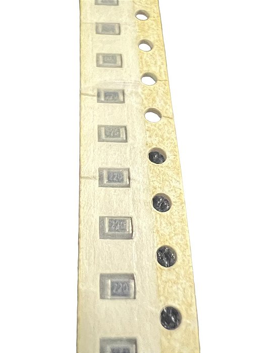 RESISTOR SMD 220 = 22R SMD 5% 0805 - 20 PEÇAS